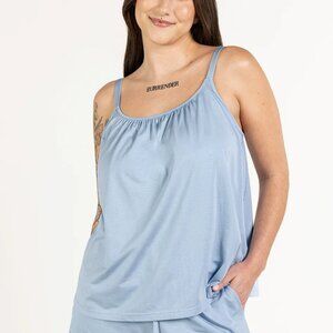 NEW❤️ Shelf Bra Cami by UNDERSTANCE. "Soft Bliss" In Sky Blue size Medium